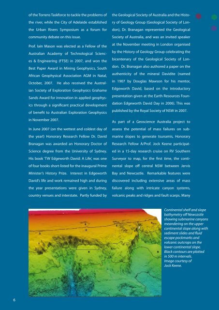 2007 Annual Report - School of Geosciences - The University of ...