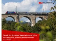 Zukunft des Schweizer Wagenladungsverkehrs - gdi