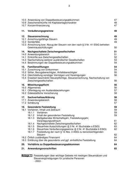 Grundsätze zur Anwendung des Außensteuergesetzes