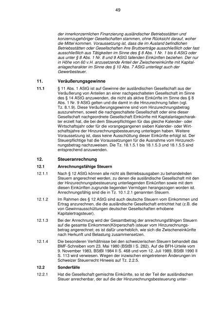 Grundsätze zur Anwendung des Außensteuergesetzes