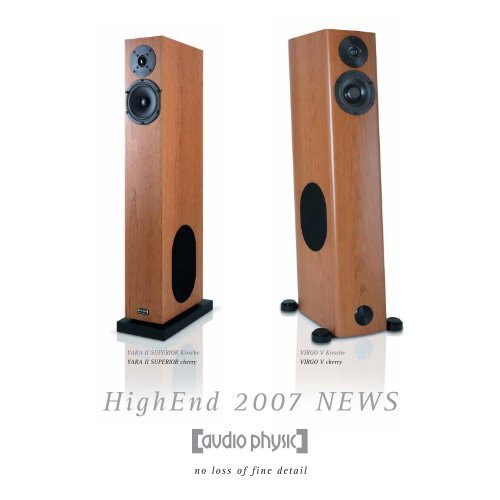 High End News 2007 - Audio Physic