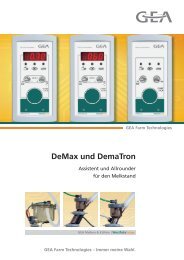 DeMax und DemaTron - GEA Farm Technologies