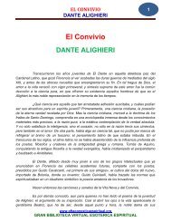 el convivio dante alighieri - Gran Fratervidad Tao Gnóstica Espiritual