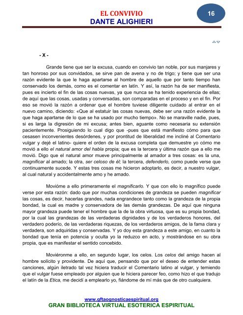 el convivio dante alighieri - Gran Fratervidad Tao Gnóstica Espiritual