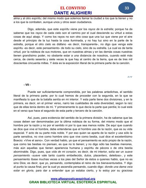 el convivio dante alighieri - Gran Fratervidad Tao Gnóstica Espiritual