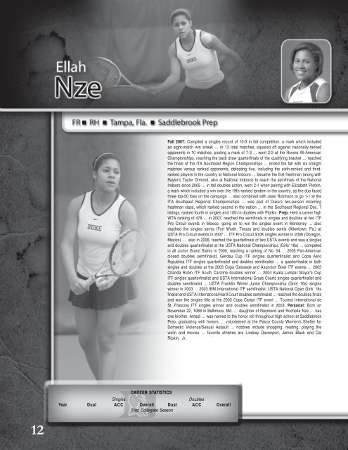 Full page fax print - Duke University Athletics