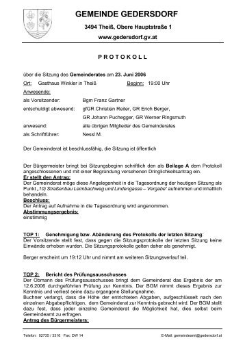 Datei herunterladen (157 KB) - .PDF - Gemeinde Gedersdorf