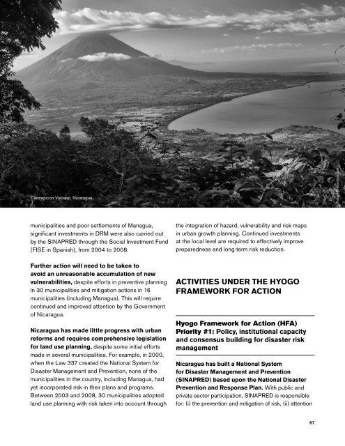 Disaster Risk Management in Central America: GFDRR Country Notes