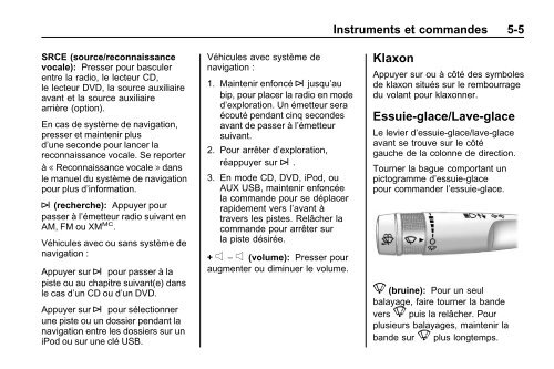 avertissement - GM Canada