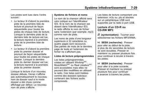 avertissement - GM Canada