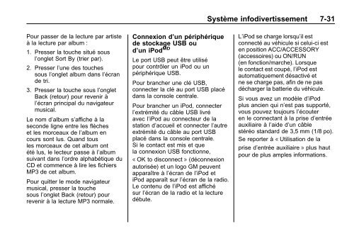 avertissement - GM Canada