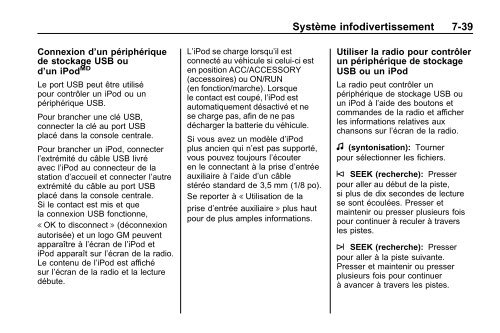 avertissement - GM Canada