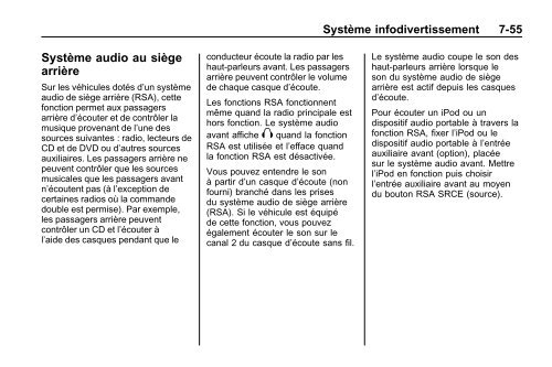 avertissement - GM Canada