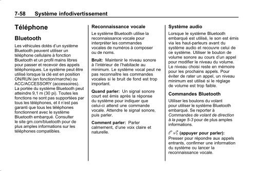 avertissement - GM Canada