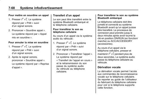 avertissement - GM Canada