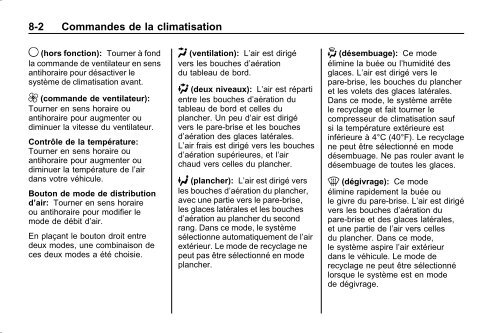 avertissement - GM Canada