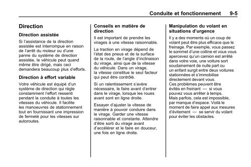 avertissement - GM Canada