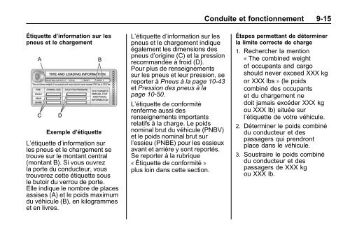 avertissement - GM Canada