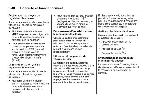 avertissement - GM Canada