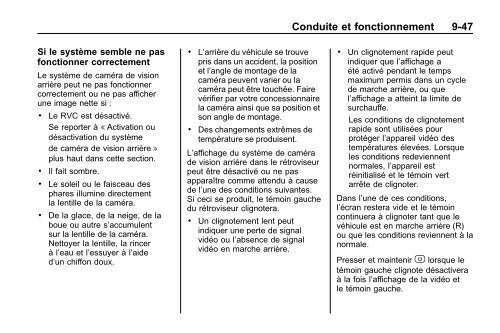 avertissement - GM Canada