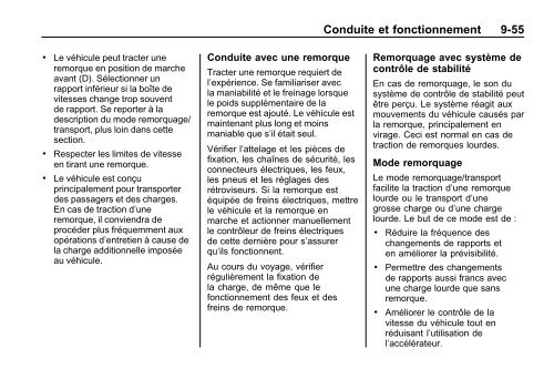 avertissement - GM Canada