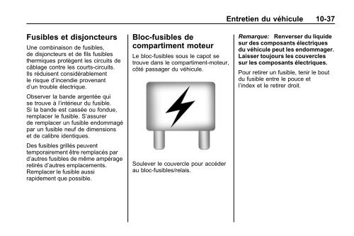 avertissement - GM Canada