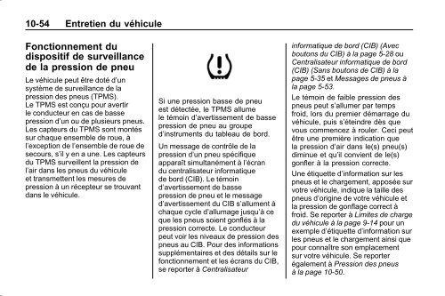 avertissement - GM Canada