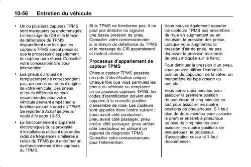 avertissement - GM Canada