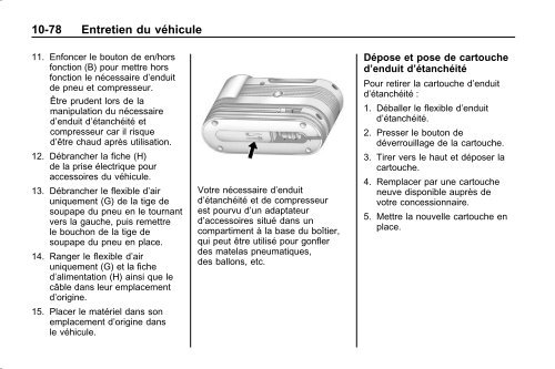 avertissement - GM Canada