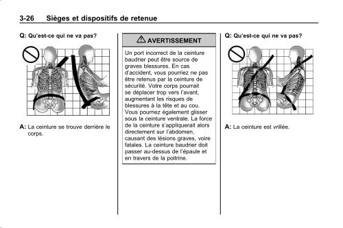 avertissement - GM Canada