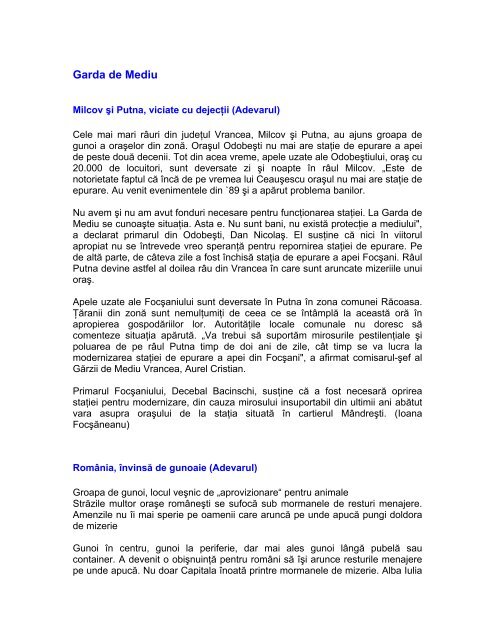 Garda de Mediu - Garda Nationala de Mediu
