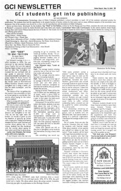 May 13, 2005 - Glebe Report