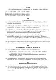 Satzung über die Erhebung einer Kurabgabe in ... - Gemeinde Binz