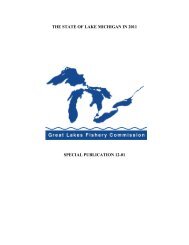 The State of Lake Michigan in 2011 - Great Lakes Fishery Commission