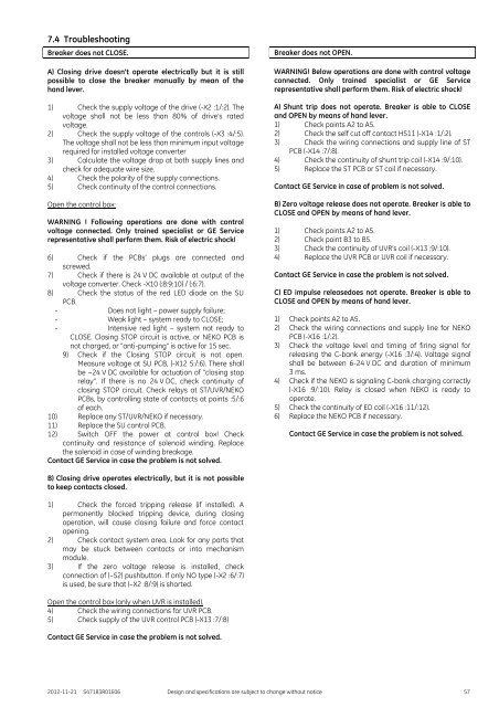 GE Consumer & Industrial - G E Power Controls