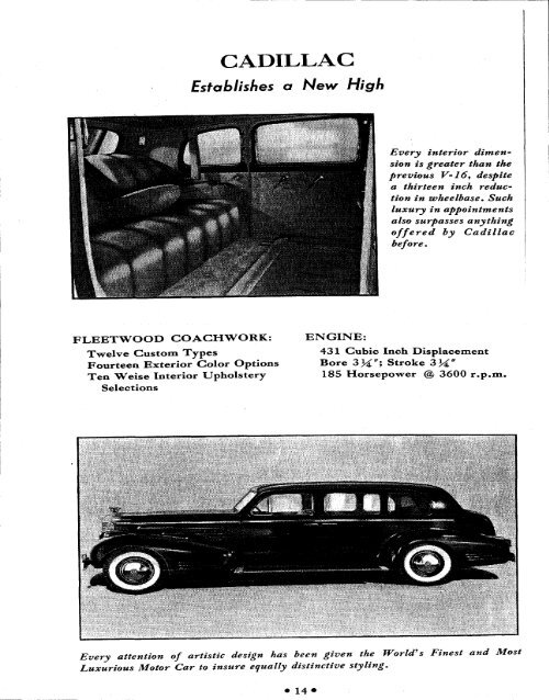 1938 Cadillac V8 - GM Heritage Center