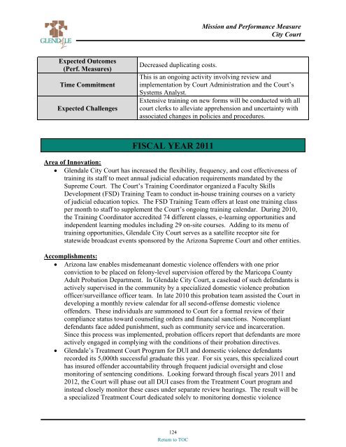 preliminary fy 2011-12 city of glendale, az annual budget book