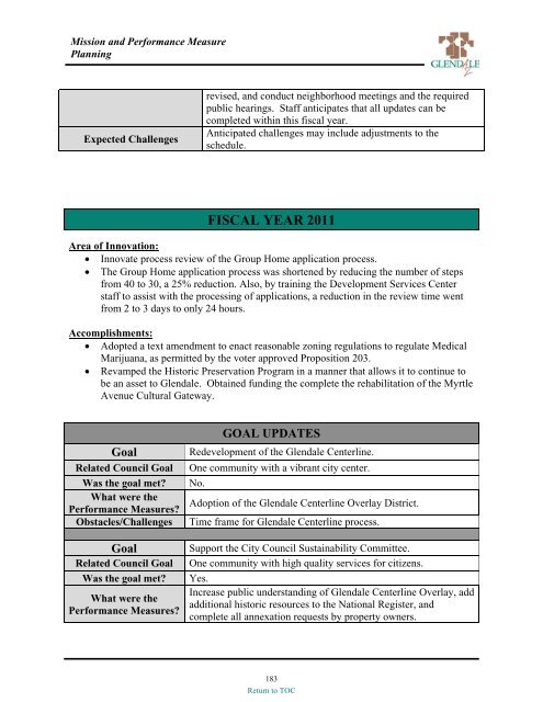 preliminary fy 2011-12 city of glendale, az annual budget book