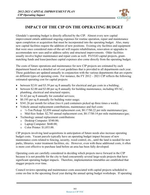 preliminary fy 2011-12 city of glendale, az annual budget book