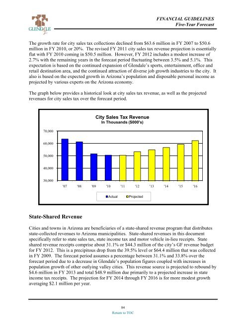 preliminary fy 2011-12 city of glendale, az annual budget book