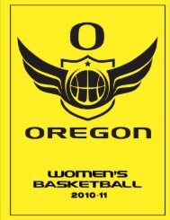 2010-11 oregon women's basketball - GoDucks.com