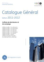 Catalogue Général - G E Power Controls