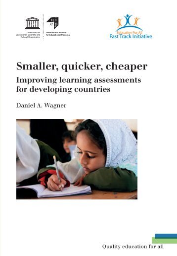 Smaller, quicker, cheaper - Global Partnership for Education