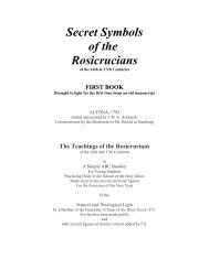 Secret Symbols of the Rosicrucians