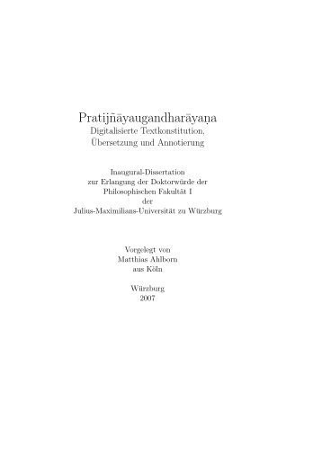 Dokument 1.pdf (2.062 KB) - OPUS - Universität Würzburg