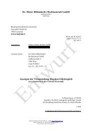 Dr. Dieter Böhmdorfer Rechtsanwalt GmbH Anzeigen der ...