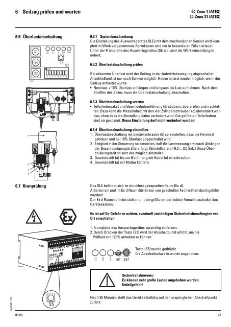 Zone 1 II 2 D (ATEX) - STAHL Crane Systems Polska