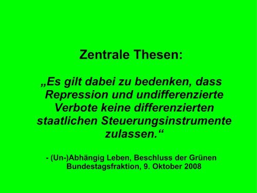 Von der staatlichen Kontrolle zur Selbstverantwortung - Alternativen ...