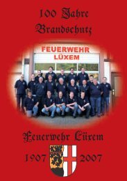 100 Jahre Brandschutz Feuerwehr Lüxem - auf Lüxem