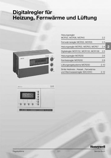 Digitalregler für Heizung, Fernwärme und Lüftung